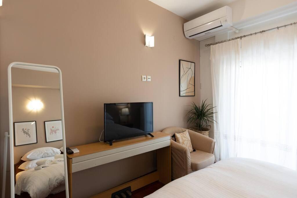 Apartmán Λάρισα Διαμέρισμα Με Θέα Πλατεία Στο Κέντρο Της Πόλης Exteriér fotografie